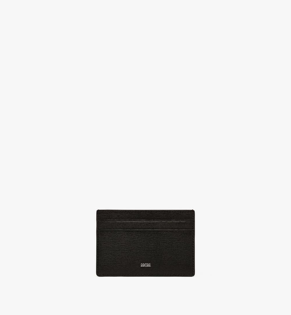 Aren Card Case in Embossed Leather 1